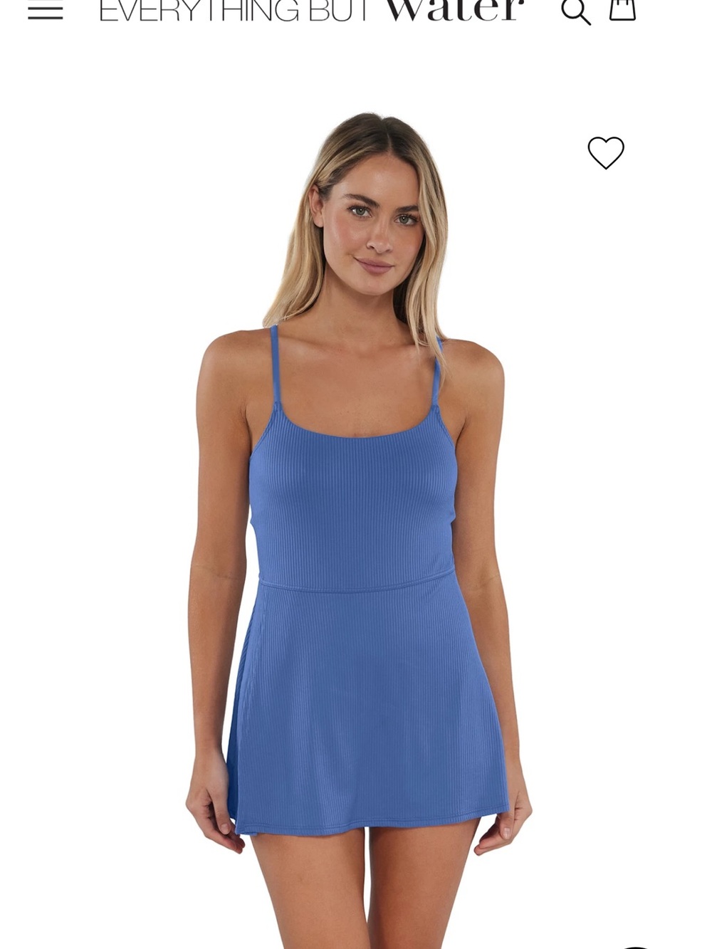 NWT Sunsets Naomi Swim Dress XL Harbor Blue New